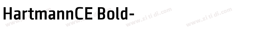 HartmannCE Bold字体转换